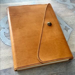 Pratesi Florence Leather Travel Notebook Journal